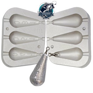 Pear Fishing Lead Mould 140/160/180Gr