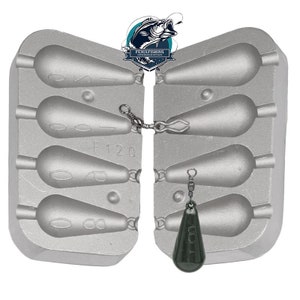 Pear Fishing Lead Mould 80/90/100/120Gr