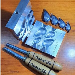 Almond Sinkers Fishing Molds CNC Molds