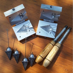 Pir. Qua. C/Esf Sinkers Fishing Molds CNC Molds