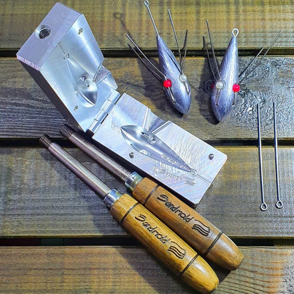 Drop with Claws Sinkers Fishing Molds CNC Molds