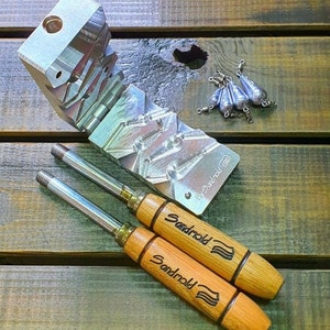 Drop Fishing Sinkers Molds CNC