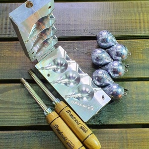 Spinning Top Sinkers Fishing Molds