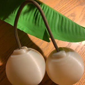 NEW! 50mm X4 Resizable KasKas Shaker - Pair | 100% Eco Biodegradable Bioplastic -Asalato, Aslatua, Kashkash, KasKas, Kashaka, Televi-