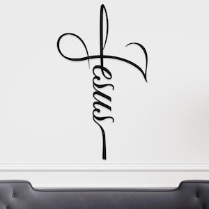 Jesus Metal Sign, Jesus, Jesus Art, Jesus Decor, Metal Jesus, Christian, Christian Art, Religious, Religious Art, Wall Art, Line Art, Gift