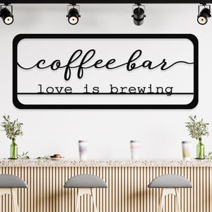 Coffee Metal Wall Sign, Coffee, Coffee Art, Coffee Decor, Coffee Sign, Coffee Shop, Coffee Bar, Coffee Gift, Wall Art, Wall Decor, Metal Art