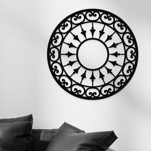 Round Wall Art, Wall Decor Living Room, Home Decor Wall Art, Outdoor Garden and Decor, Living Room Wall Decor Abstract, Abstract Art