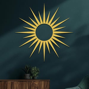 Sun Wall Art, Sun, Sun Art, Sun Decor, Boho Decor, Sunshine, Wall Decor, Room Decor, Home Decor, Above Bed Art, Gift for Her, Christmas, Art