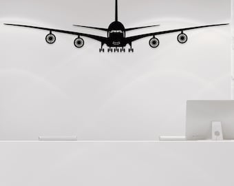 Airplane Metal Wall Art: Aviation Decor