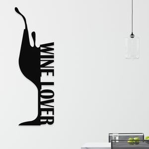 Wine Lover Metal Sign, Wine, Wine Art, Wine Decor, Wine Sign, Wine Gifts, Bar Art, Bar Decor, Bar Cart Art, Wall Art, Wine Lover Gift, Gift