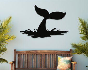 Whale Metal Wall Art, Whale, Whale Decor, Nautical, Nautical Decor, Whale Art, Ocean Art, Ocean Decor, Coastal Art, Wall Art, Wall Decor