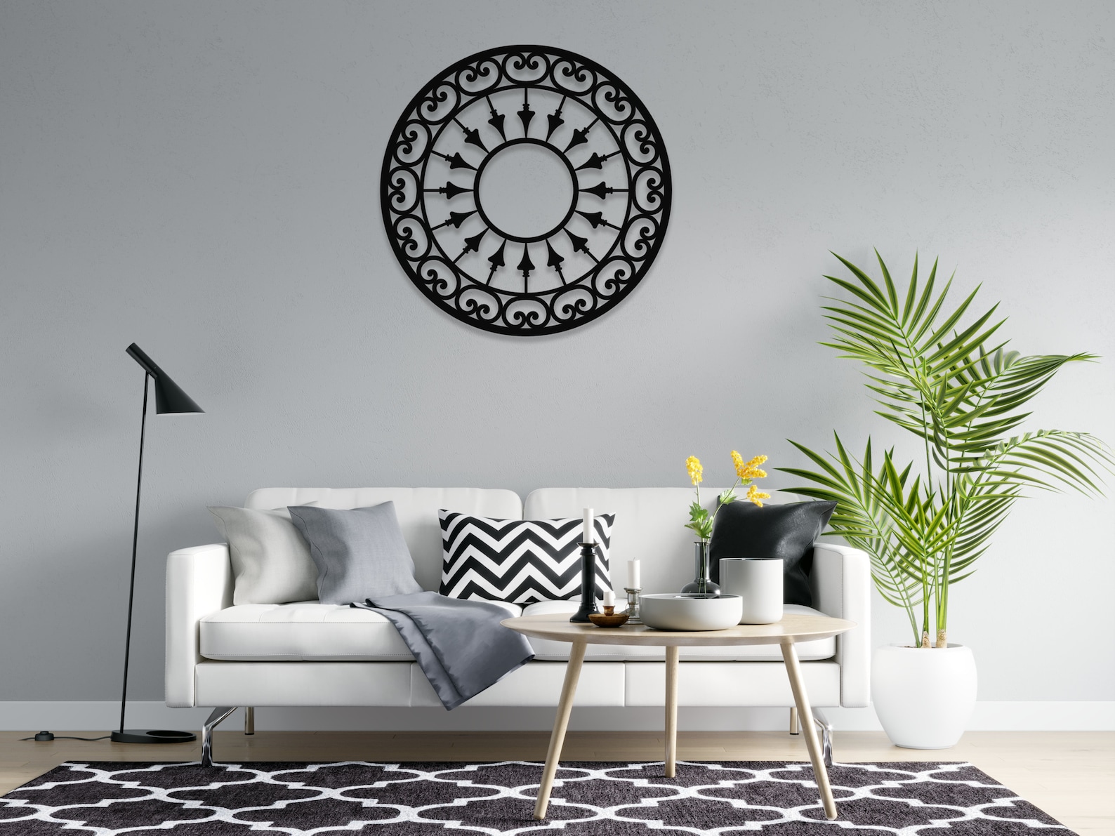 Round Wall Art Wall Decor Living Room Home Decor Wall Art - Etsy
