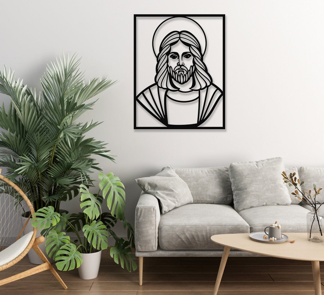 Jesus Metal Wall Art Decor, Jesus, Jesus Art, Jesus Decor, Christian