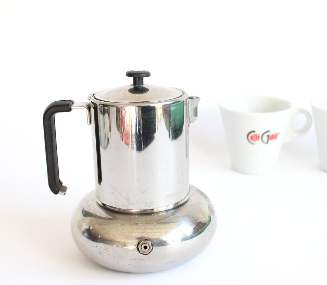 Italian Stovetop Coffee Maker, Vintage Espresso Maker, Mocha Lavazza