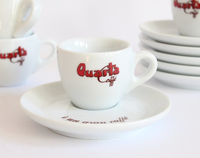 Vintage Italian Espresso Cup Quarta Caffe Bar Style Coffee Etsy