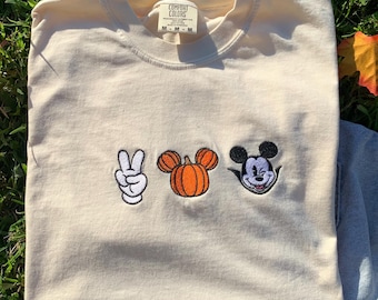 Mickey's Not So Spooky Embroidered T-Shirt Edition