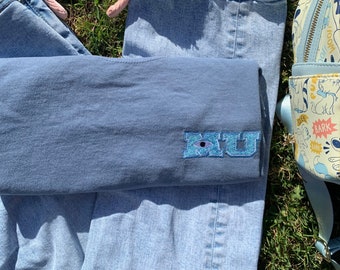 Vintage Monster's University Embroidered Tee