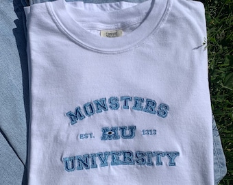 Vintage Monsters University Embroidered tee