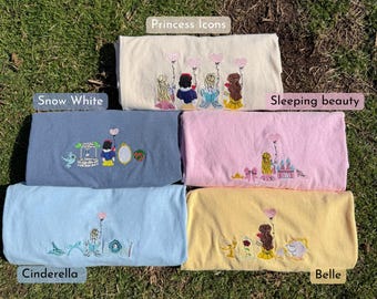 Disney Princess Icons | Embroidered Collection