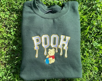 Honey Bear Embroidered Sweatshirt