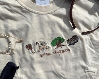 Simba's Animal Kingdom Embroidered T-Shirt - Adults, Youth, Toddlers