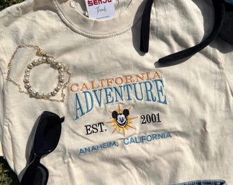 Vintage California Adventure Embroidered Shirt - Adults, Youth, Toddlers