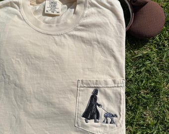 Vader's Morning Stroll - Season of the force  Embroidered Tee