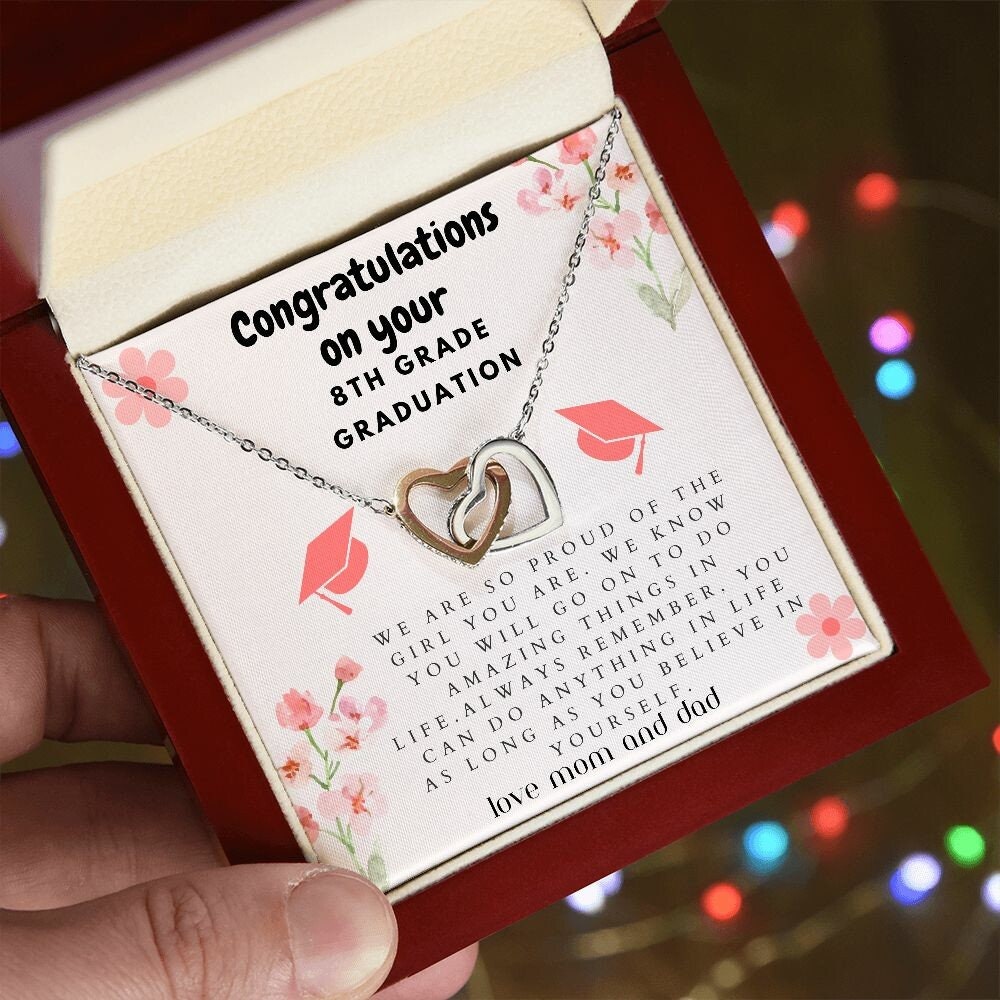 8th Grade Graduation Gift for Daughter Graduation Necklace - Etsy