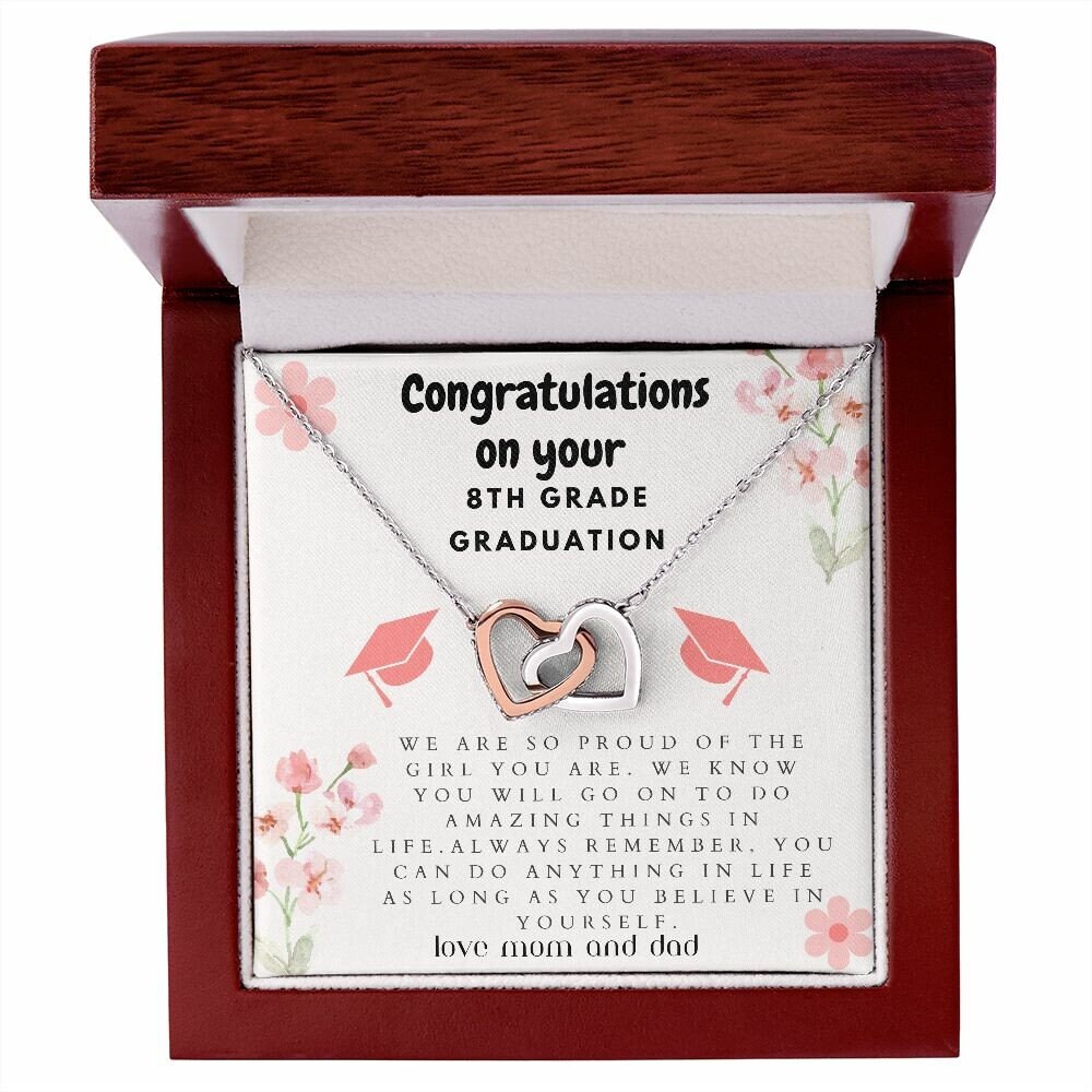 8th Grade Graduation Gift for Daughter Graduation Necklace - Etsy
