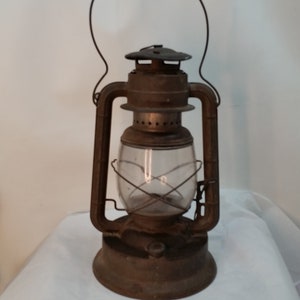 Antique Dietz Lantern No. 2 Large Fount D Lite New York USA All Original Wisconsin Farm Primitive Etsy