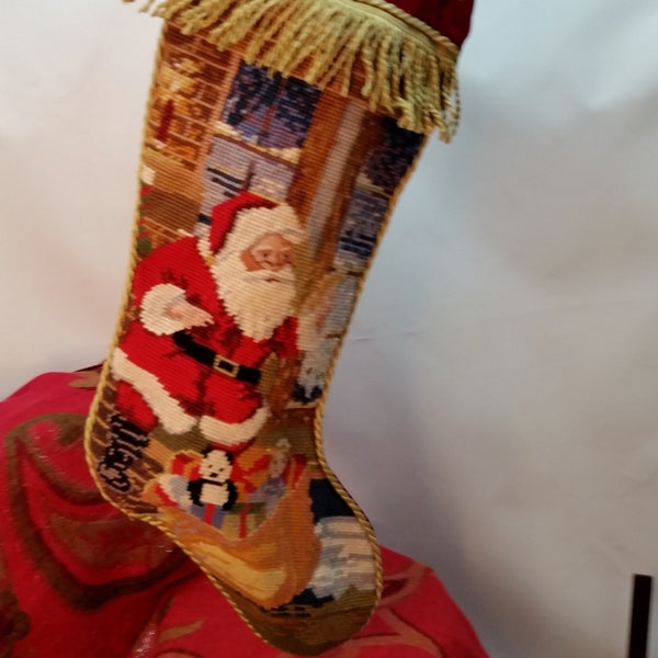 Needlepoint Christmas Stockings Etsy