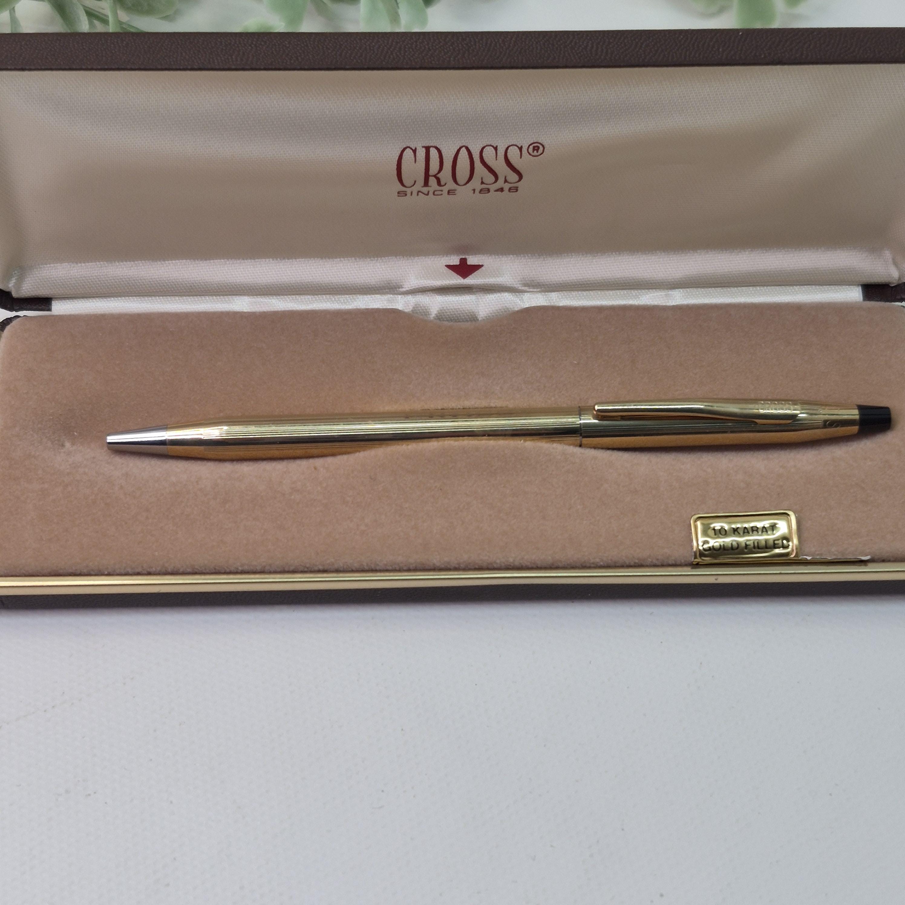 Cross Pen 10k Century Gold Filled Pen 4502 USA in Orig Box New Old
