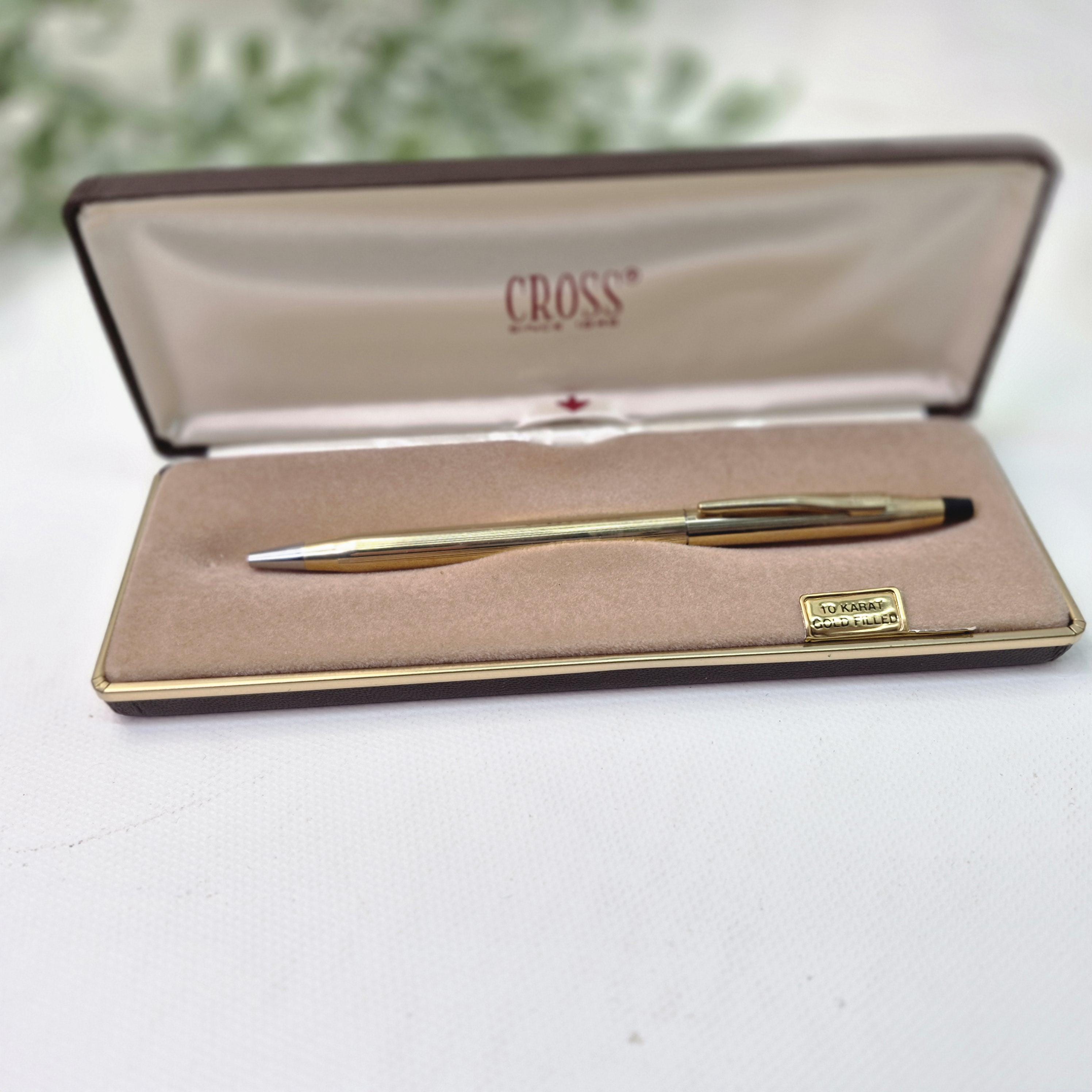 Cross Pen 10k Century Gold Filled Pen 4502 USA in Orig Box New Old