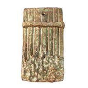 American Mid Century JoAnna Price Studio Potter Stoneware Wall Stem Vase Stoneware Abstract Stem Vase Mid Century Brutalist Pottery
