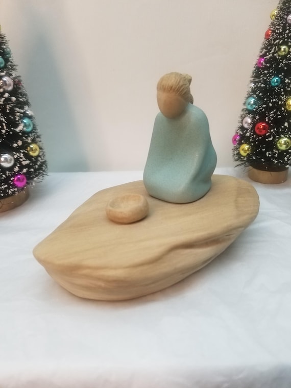 Native American Nativity Jack Black Figure Sculpture Native American Nativity Jack Black Figure Sculpture