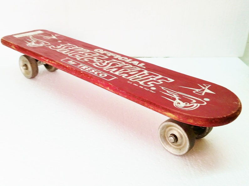 Original Skee Skate 1962 First Skateboard Authentic Phenomenal Culver City California Vintage Skateboard image 1