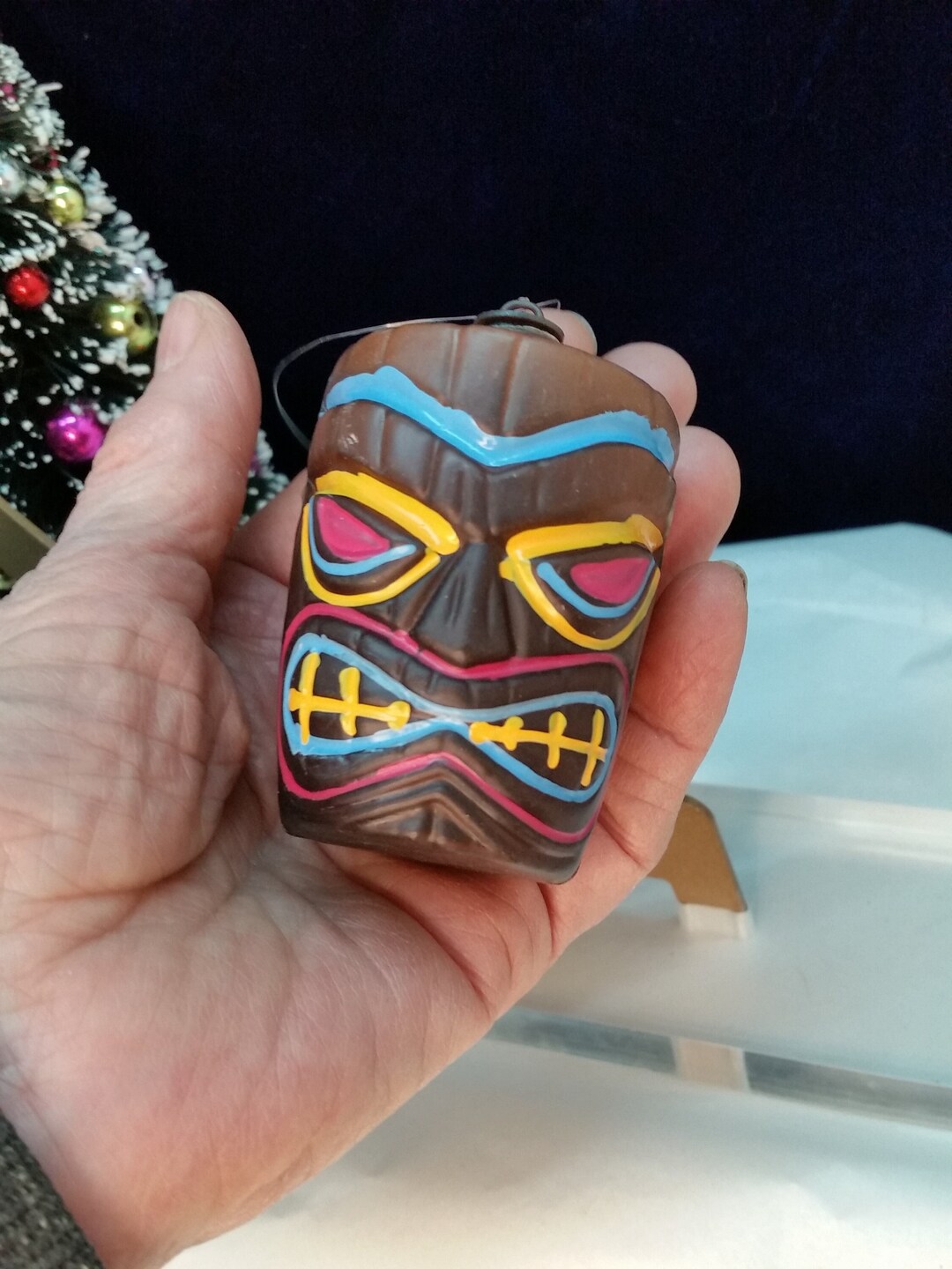 Vintage Tiki Christmas Tree Ornaments 5 Fun Old Tiki Ornaments Tropical