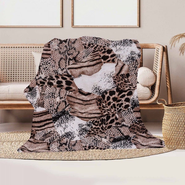 Fleece Animal Print Etsy