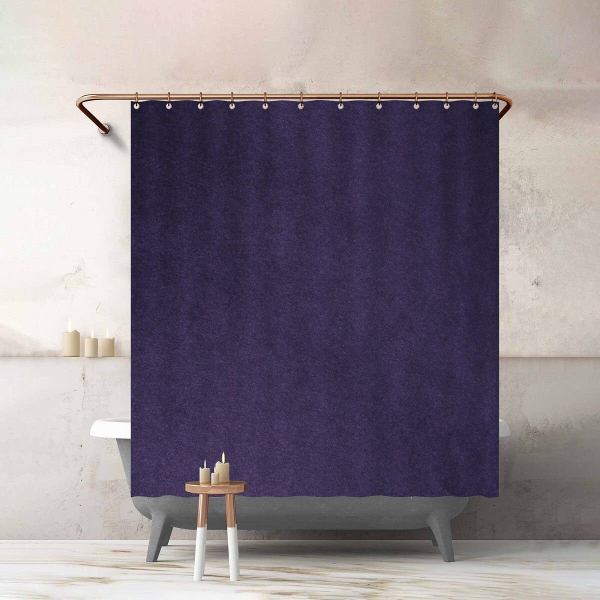 Plum Shower Curtains