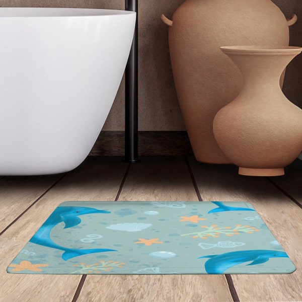 Sea Theme Bath Rug Etsy