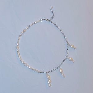Dewdrop Pearl Chain Choker