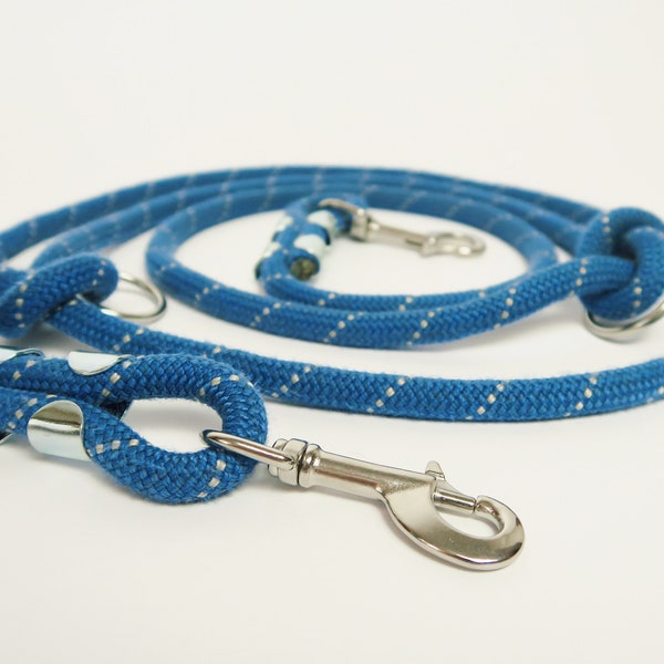 Sustainable dog leash, leash made of climbing rope, leash for large dogs, bite resistant, vegan, recycle, eco leash, eco dog leash, dew, rope
