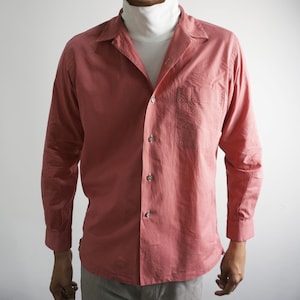 Vintage Glenover Tokyo New York Shirt – Japan Made, Button Down, Faded Red Micro Check, Spread Collar, Size M/L