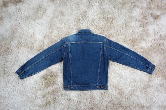 Vintage 90's Bobson Trucker Jacket Size 34 XS Distressed