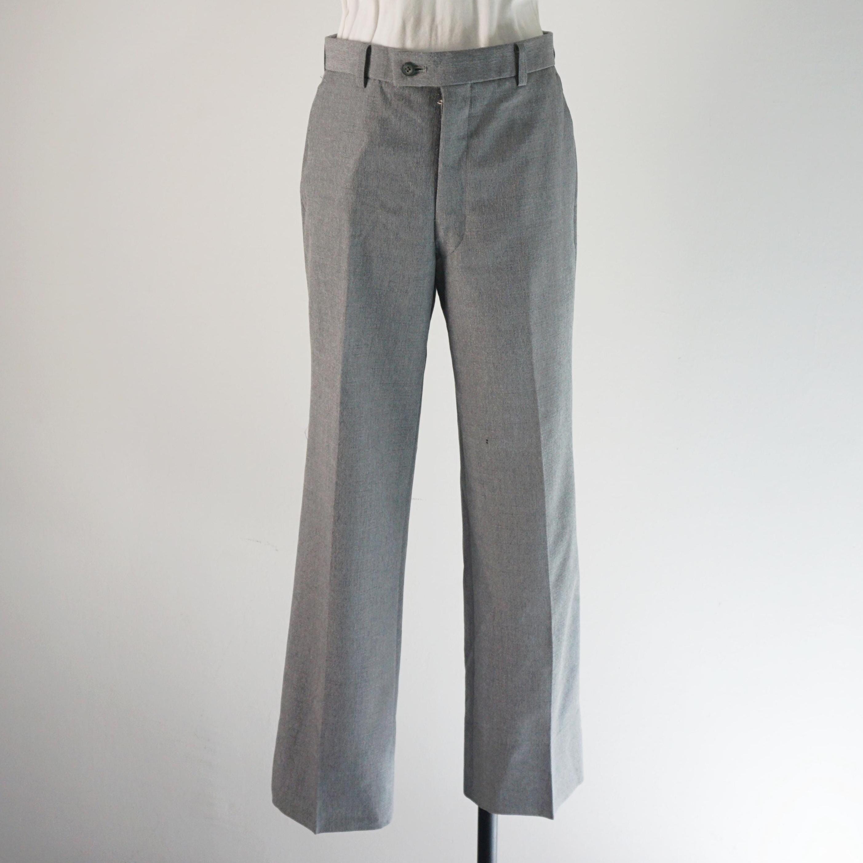 パンツ 1980s vintage JAPAN wool Slacks pants Vintage 80's Japan Tailor Made Pure Wool Slacks Pants Mid