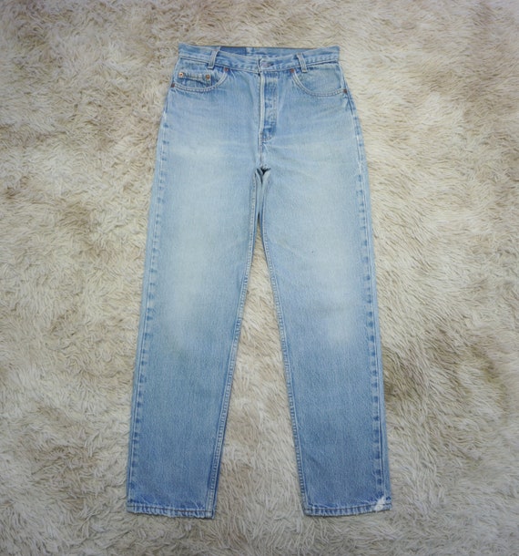 Vintage 90's Levi's 501 Jeans Waist 28 Student Fi… - image 2