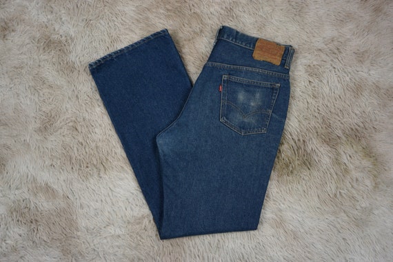 Vintage 70's Levi's 517 Jeans Waist Size 37 Distr… - image 9