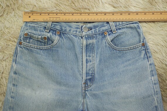 Vintage 90's Levi's 501 Jeans Waist 28 Student Fi… - image 3