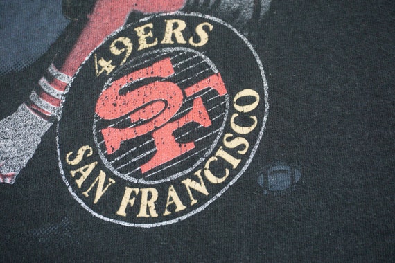 Vintage 90's San Francisco 49ers T-Shirt Joe Mont… - image 6