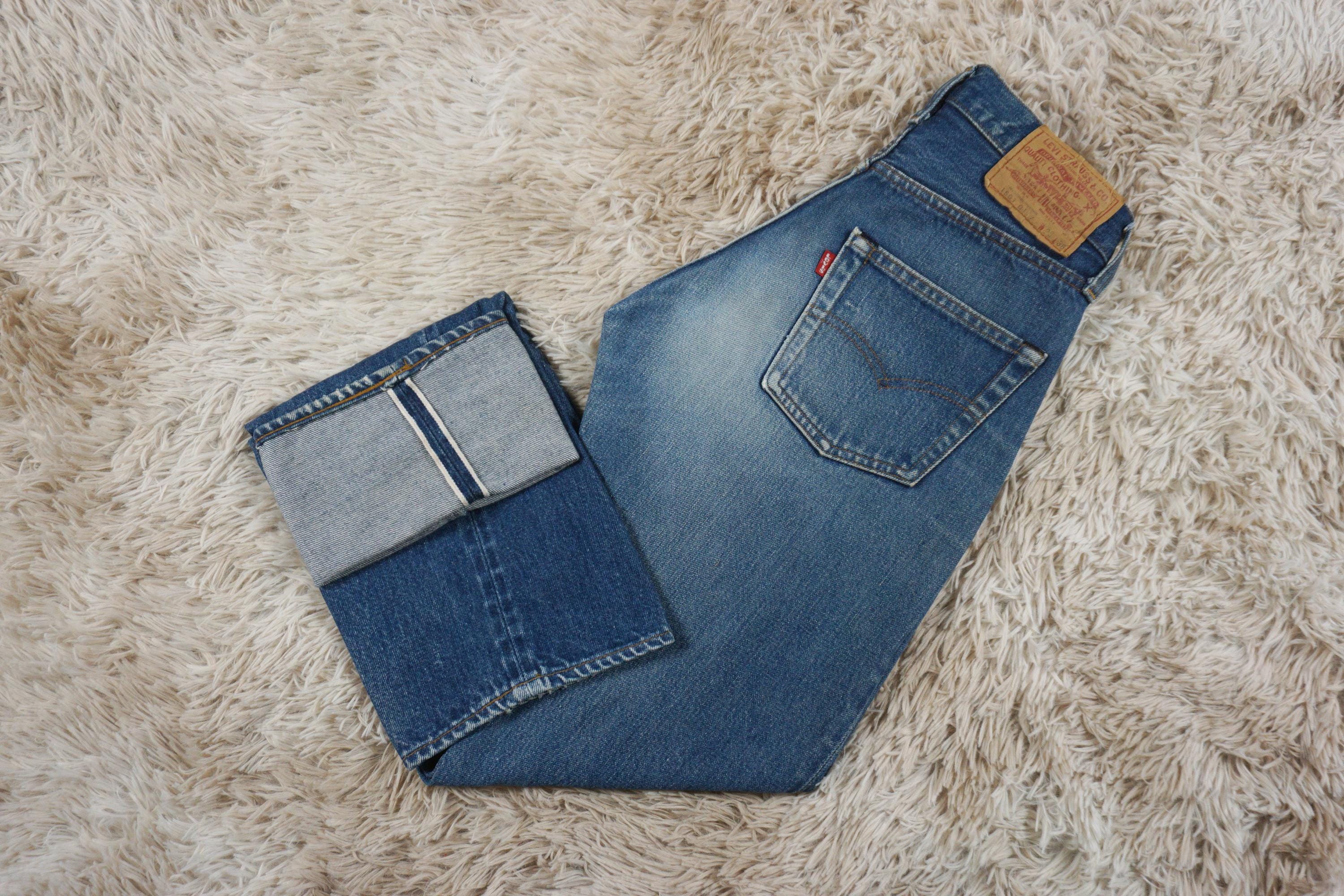 Rare Vintage Levi's 501 Selvedge Redline Jeans W28 L34 | eBay